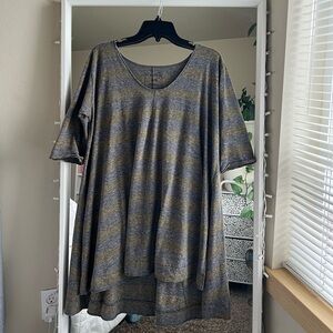 Free People Striped Tunic Top